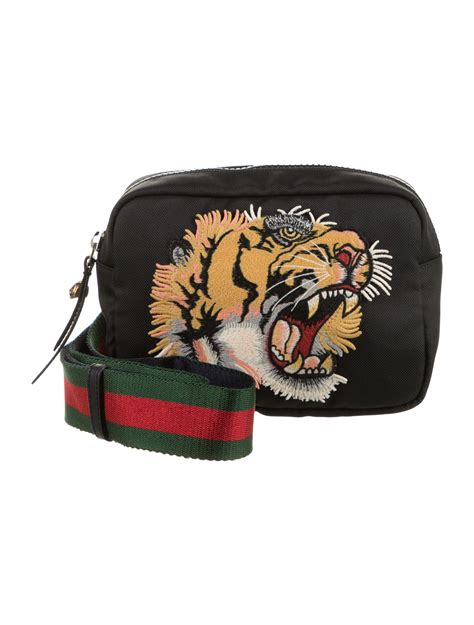 mens gucci tiger bag|Gucci tiger messenger bag.